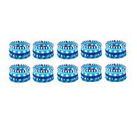 Giwnhvx Set di 10 braccialetti 'amicizia blu con perle elasticizzate, da spiaggia, da