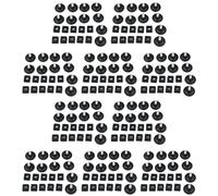 Giwnhvx Set di 100 piedini di livellamento regolabili da 45 mm di diametro della base 25 mm x 25 mm kit inserto tubo quadrato