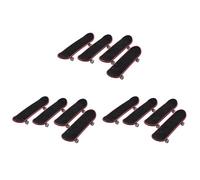 Giwnhvx Set di 12 mini touch/skateboard con ruote professionali, opache (motivi e colori casuali)