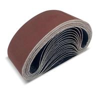 Giwnhvx Set di 18 nastri abrasivi multiuso per levigatrice a nastro, 7,6 x 61 cm, materiale in ossido di alluminio per prestazioni potenti