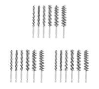 Giwnhvx Set di 18 spazzole metalliche per trapano, piccole spazzole metalliche in acciaio inox di diverse dimensioni, per la pulizia e la pulizia del set di spazzole metalliche