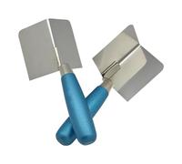 Giwnhvx Set di 2 attrezzi angolari, coltello angolare interno e coltello angolare esterno con impugnatura morbida, angolo per intonacare gli angoli