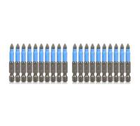 Giwnhvx Set di 20 punte magnetiche per cacciavite con testa antiscivolo, codolo esagonale da 1/4", 50 mm