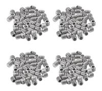 Giwnhvx Set di 200 viti M3 x 3 mm in acciaio inox con testa esagonale, colore argento