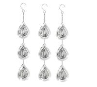 Giwnhvx Set di 3 Dischi Scaccia-Uccelli, Girandola con Riflettori per Uccelli, Dispositivi per Girandole A Extra Scintillanti A Forma di Goccia