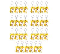 Giwnhvx Set di 30 regali per feste con portachiavi, etichette di ringraziamento e sacchetti regalo per gli amanti degli animali del Ringraziamento, compleanno.