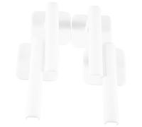 Giwnhvx Set di 4 ganci autoadesivi da parete per cappelli da baseball, senza fori, colore: bianco
