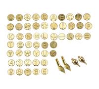 Giwnhvx Set di 56 punte per incisione su legno, composto da un numero alfabetico per l'artigianato del legno, fai da te, incisione in rilievo