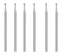 Giwnhvx Set di 6 punte sferiche da 3/32 pollici, punte per intaglio gioielli (2,1 mm), facili da installare, facili da usare