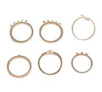 Giwnhvx Set di anelli con immagine geometrica alla moda, regalo semplice bohemian da per compleanno