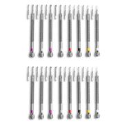 Giwnhvx Set di cacciaviti professionali da 16 pezzi, mini kit di cacciaviti di precisione da 0,6 a 1,6 mm, per riparazione elettronica di occhiali da vista e orologi