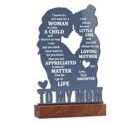 Giwnhvx Siluetta della Madre in Acrilico Logo Decorazione Decorazione della Casa Ornamenti Decorazioni per L'Abbraccio di Madre e Figlia