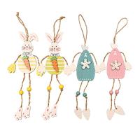 Giwnhvx Simpatico Coniglietto di Pasqua Ciondolo per Bambini Fatto Un Mano Festival Ornamento per Feste Home Desktop Vetrina Giocattoli Regali di Festa