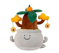 Giwnhvx Simulazione di piante grasse in vaso di peluche, giocattolo in peluche, bambola in vaso, cuscino di fiori, decorazione del comodino, C