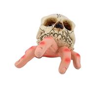 Giwnhvx Simulazione Resina Scheletro Statua Realistica Mano Cranio Ornamento Giardino Figurine Accessori Decorazione