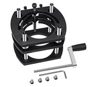 Giwnhvx Sollevatore per fresa per motori di diametro 65 mm, base di sollevamento per piastra di sollevamento per fresa per lavorazione del legno, nero