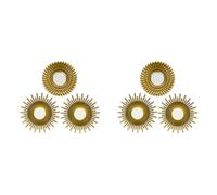 Giwnhvx Specchi per Parete Set di 6 - Specchi da Parete per Decorazione Camera e Decorazione Interna Specchi per Decorazione Parete Specchi Decorativi