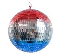 Giwnhvx Specchio da 8 Pollici Abbagliante Colorato Appeso Sfera Discoteca Decorazioni per il Partito, Decorazioni di Nozze, Decorazioni di Striscia