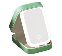 Giwnhvx Specchio Trucco Regolabile Tricolore a LED, Specchio Trucco Regolabile in Luminosità Tre Colori con Luci