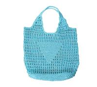 Giwnhvx Spiaggia Moda Estate Donne Borsa A Tracolla Hollow Tessuto a Mano Semplice Borsa Morbida Grande Tote Casual Sacchetto di Immagazzinaggio D