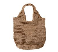 Giwnhvx Spiaggia Moda Estate Donne Borsa A Tracolla Hollow Tessuto a Mano Semplice Borsa Morbida Grande Tote Casual Sacchetto di Immagazzinaggio E