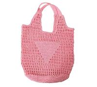 Giwnhvx Spiaggia Moda Estate Donne Borsa A Tracolla Hollow Tessuto a Mano Semplice Borsa Morbida Grande Tote Casual Borsa di Immagazzinaggio J