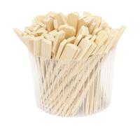 Giwnhvx Spiedini in bambù per antipasti piatti plettri accessori per cibo per bevande Spiedini in legno per kebab