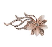 Giwnhvx Spilla a forma di fiore di moda per abbigliamento da accessori spilla spilla con strass