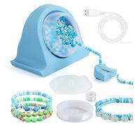 Giwnhvx Spinner per perline, ciotola per sfere in argilla, filatore per perline elettrico efficace per una fabbricazione facile e divertente, facile da usare, blu