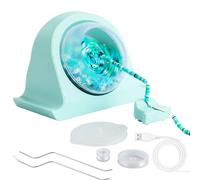 Giwnhvx Spinner per perline, Spinner con perline in argilla, filatore elettrico per perline efficace per una fabbricazione facile e divertente, facile da usare, verde