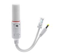 Giwnhvx Splitter POE 48 V a 12 V impermeabile con cavo adattatore video e alimentazione modulo di alimentazione per estensione telecamera IP
