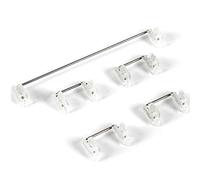 Giwnhvx Stabilizzatori montati su piastra Clear Satellite 6.25X 2X per tastiera meccanica Modificatore (trasparente)