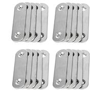 Giwnhvx Staffa dritta per riparazione di giunzioni, 60 mm x 16 mm, 20 pezzi