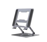 Giwnhvx Staffa rotante in lega di alluminio Supporto pieghevole portatile Staffa di raffreddamento Supporto grigio 1 pezzo