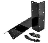 Giwnhvx Staffe angolari rialzate per aiuole da giardino con viti in legno per letto da 50,8 a 61 cm, per piante da giardino (4 pezzi)