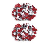 Giwnhvx Staffe e clip di montaggio per strisce LED autoadesive e clip, clip per striscia luminosa a LED, supporto per striscia luminosa (confezione da 200 pezzi) di colore bianco