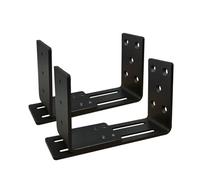 Giwnhvx Staffe regolabili per porta, staffa di sicurezza resistente, supporto per barra aperta per sicurezza, facile da installare