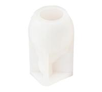 Giwnhvx Stampo 3D a forma di guscio d'uovo per candele pasquali per aromaterapia, 1 pezzo in silicone