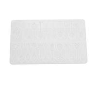 Giwnhvx Stampo epossidico in cristallo fai da te per tutta la tavola, collezione chiave, pendente, ornamento, decorazione, stampo in silicone