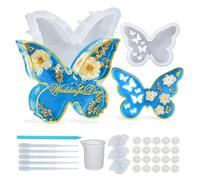 Giwnhvx Stampo in silicone in resina con strumenti fai da te gioielli artigianali stampo per bouquet di nozze campione libreria decorazione domestica