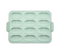 Giwnhvx Stampo in Silicone Stampo da Cottura Vassoio da Pane Stampo per Torta Antiaderente Casseruole Strumento di Cottura del Pane Stampo per 12 Griglie