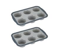 Giwnhvx Stampo per torte in silicone fai da te Stampo da forno antiaderente Stampo per torte durevole Facile da pulire 2 pezzi
