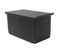 Giwnhvx Stampo piatto per pane tostato, antiaderente, con coperchio, in acciaio inox, 450 g, facile da usare