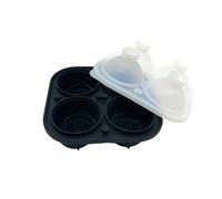 Giwnhvx Stampo quadrato 3D a forma di rosa, vassoio quadrato per ghiaccio, per realizzare 4 ghiaccioli giganti a forma di fiore, facile da usare, facile da usare, 14 x 13 cm