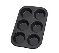 Giwnhvx Stampo rotondo antiaderente per torta, vassoio per muffin, stampo per pasticceria in acciaio a buding, utensili da cucina, stampo per (S)