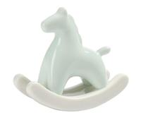 Giwnhvx Statua di a dondolo in ceramica, scultura di arte per decorazione di scaffali da tavolo C