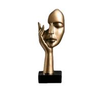 Giwnhvx Statua Nordic Astratta Resina Decorazioni per Ufficio Scultura Figure Personaggio Arte Ufficio Decorazione A