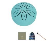 Giwnhvx Strumenti Musicali per Bambini Orff Strumenti Crafts Mini Hollow 3 Pollici 6 Toni Blu Lago