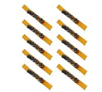 Giwnhvx Strumento A Percussione Orff Giallo, Campanello, Campanello da Piede, Campanello per Spettacoli di Danza