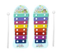 Giwnhvx Strumento di Percussione a Mano per Bambini con Ruote e Strumento di Percussione per Pianoforte Musicale Rimorchio